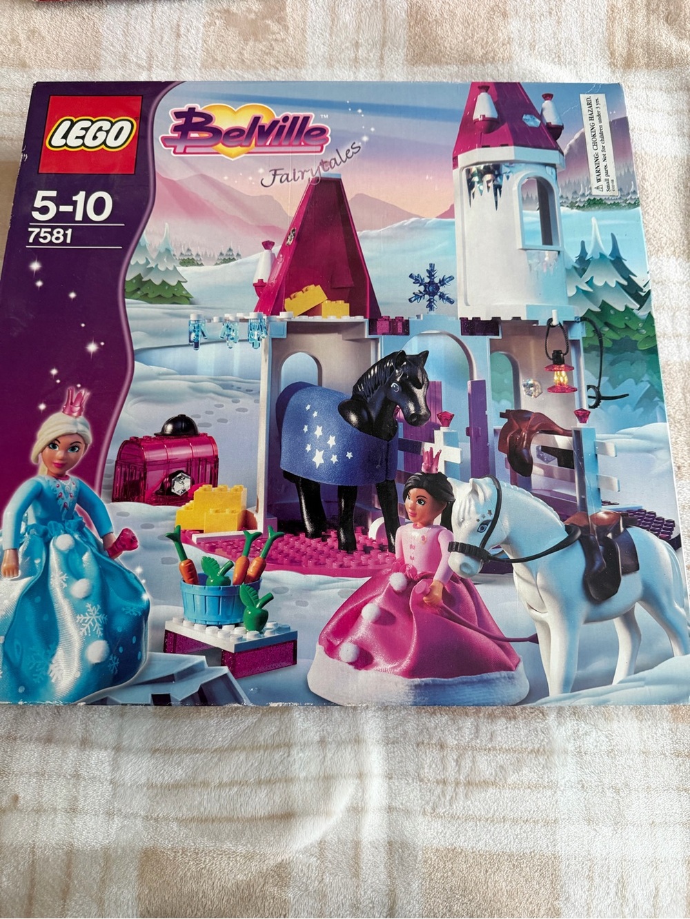 LEGO Belville Princess Castle Playset in Pink, Blue, White